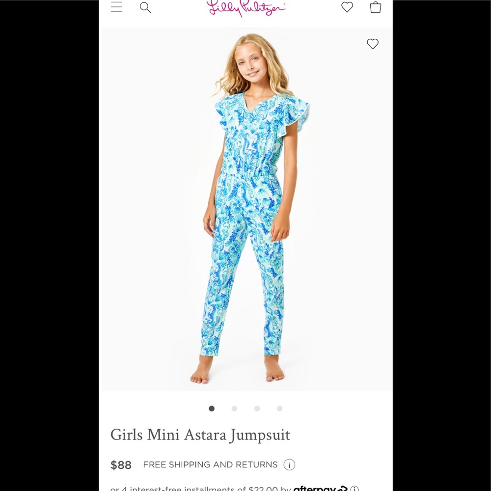 Lily Pulitzer romper! Worn once!